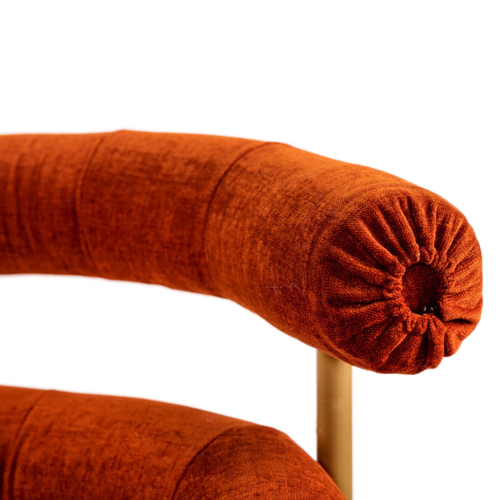 SINGLE SEATER SOFA GOLD(M.S GOLD POWDER COATED)