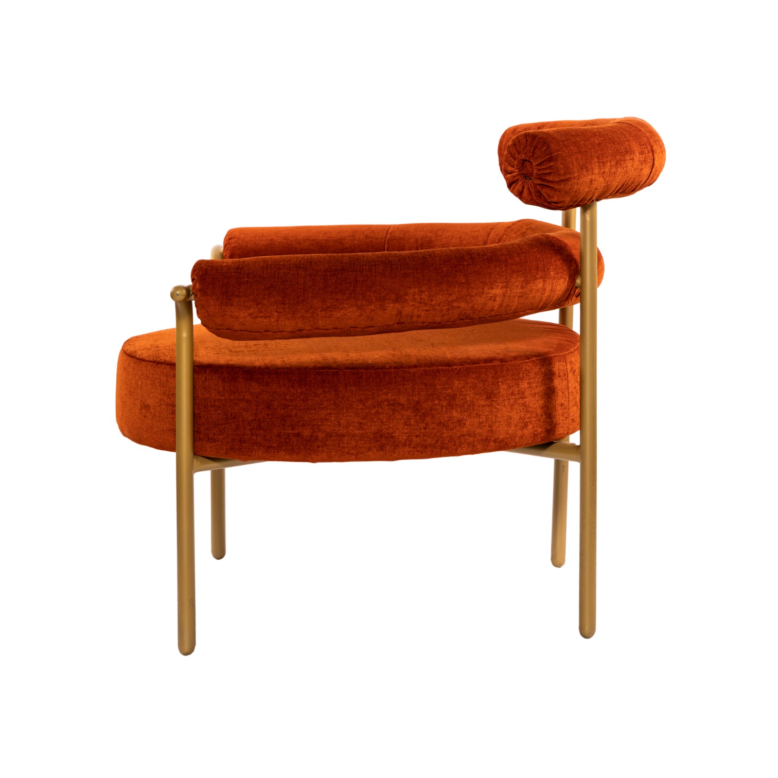 SINGLE SEATER SOFA GOLD(M.S GOLD POWDER COATED)