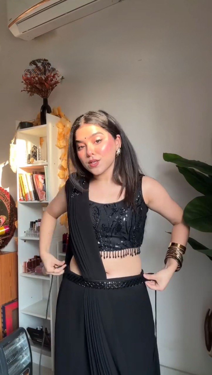 Ready-to-Wear Dhoti Style Set