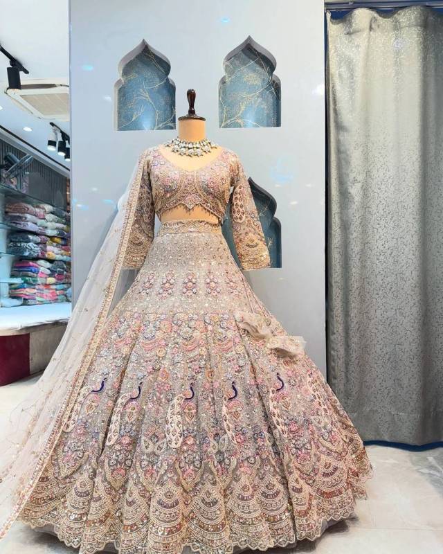 Soft Butterfly Premium Bridal Lehenga