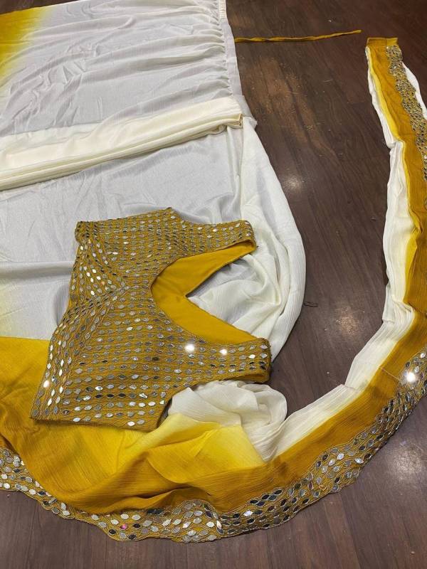 Ready To Wear Soft Chinon Silk Saree