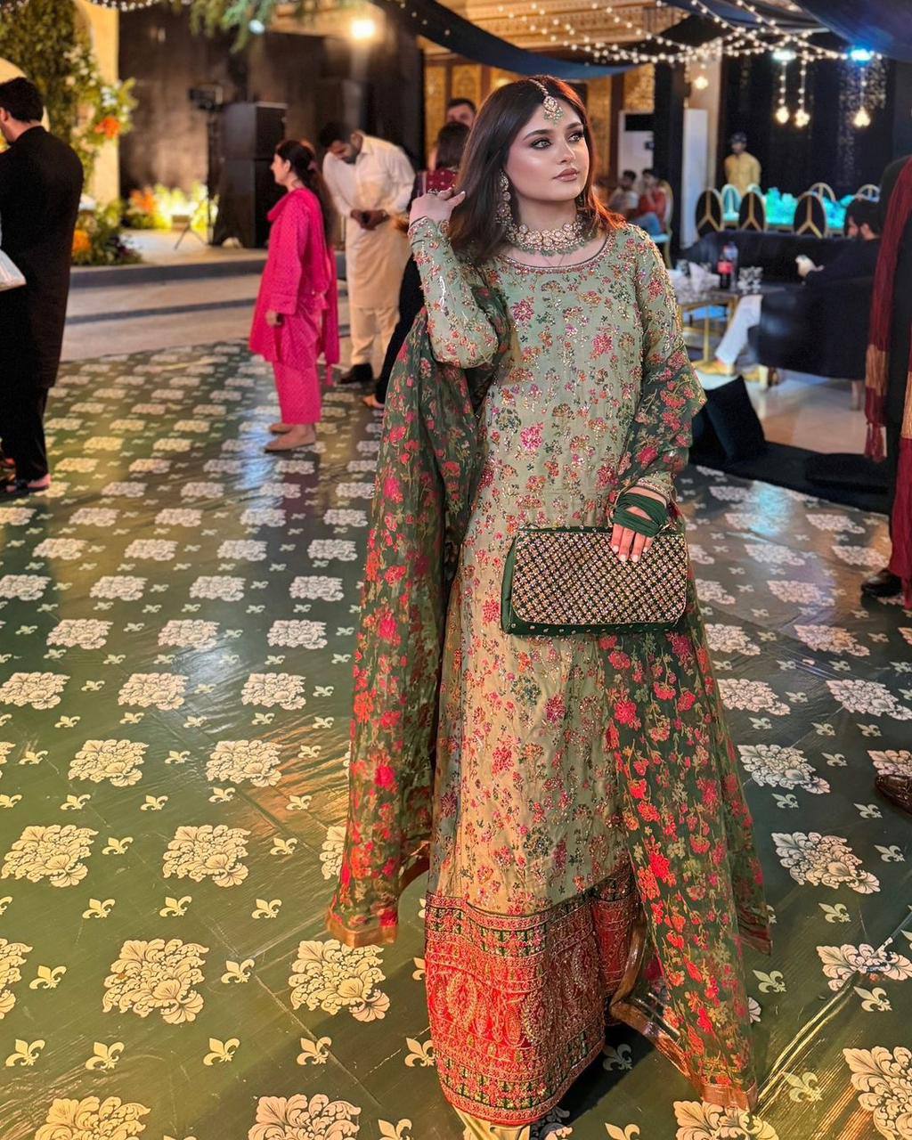 Tabhi Orgenza Palazzo Set, featuring a beautifully crafted top, palazzo, and dupatta