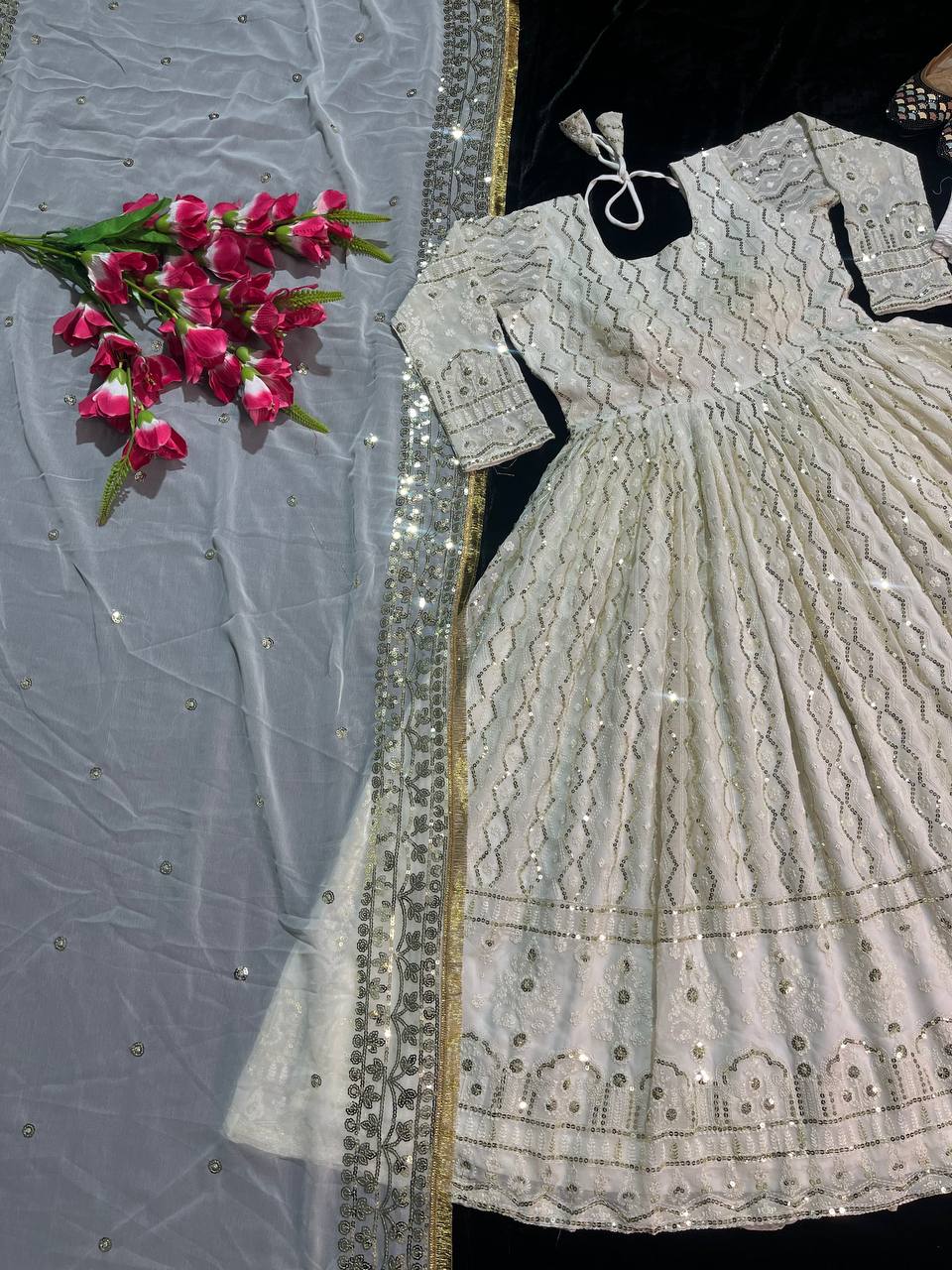 New Designer Anarkali Suit in Fancy Style 