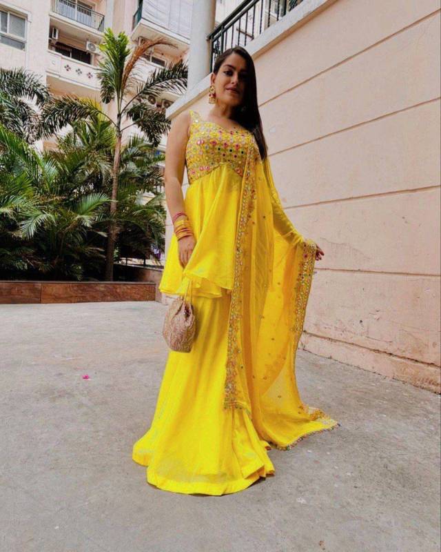 Top Plazzo Dupatta Set